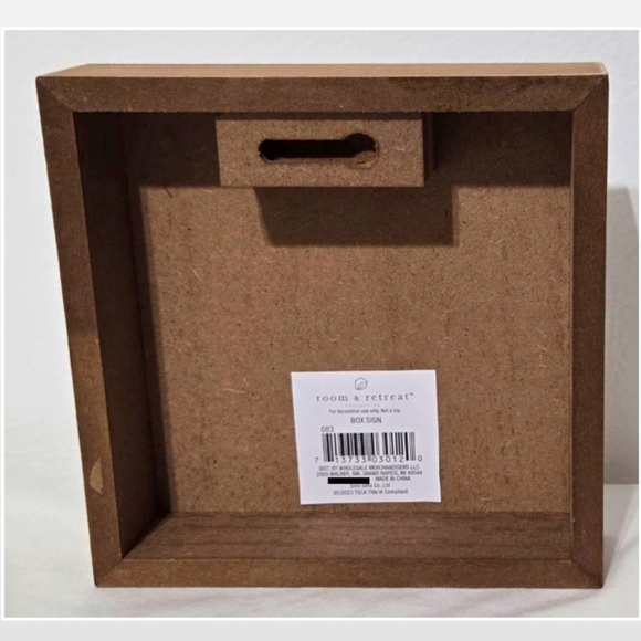 New LOVE Wood Block Box Sign 2-Dimensional Home Décor Red Wine - Picture 10 of 15